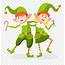 Download Two Christmas Elves Holding Each Others Shoulders 