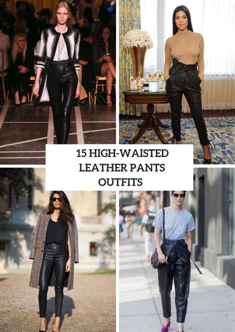 12 Ways To Wear Leather Pants For Fall 2022 Purewow Br