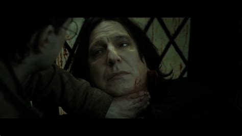 Harry Potter And The Deathly Hallows Part 2 Snape S Death Scene Youtube