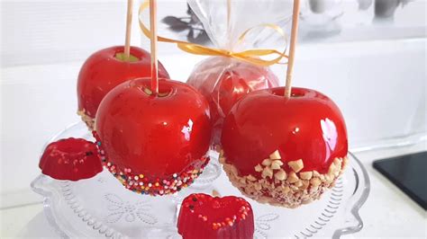 Homemade Candied Apples With Peanuts How To Make Toffee Apples
