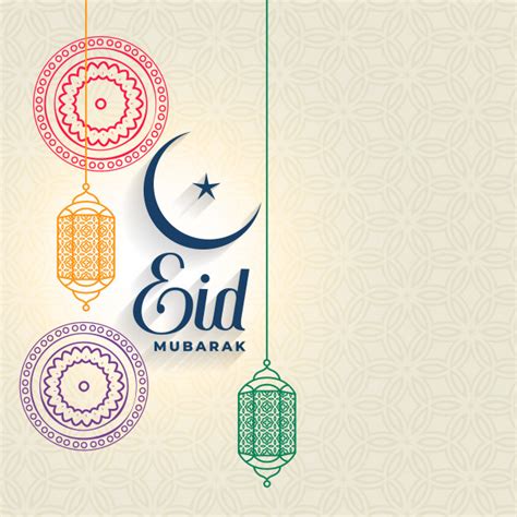 Wishing everyone a season of gladness, a season of cheer, and to top it all off, a wonderful year. Eid mubarak festival decorative greeting background | Free ...