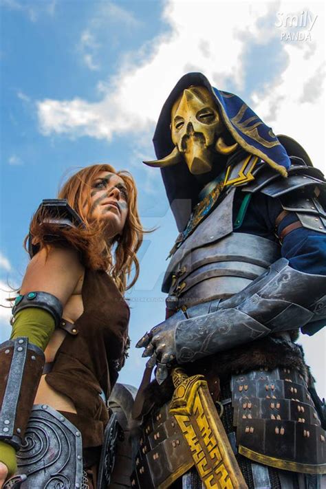 Aela And Dovahkiin Skyrim By Arlek1creations On Deviantart