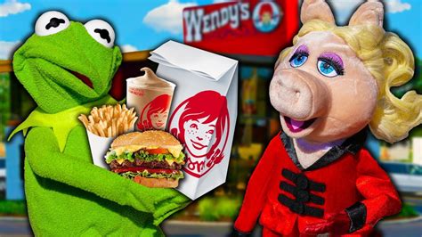 Miss Piggy And Kermit The Frogs Drive Thru Dinner Date Wendys