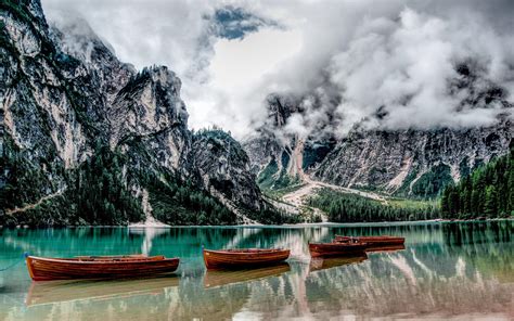 Lago Di Braies Lake Braies Dolomites Italy 2880x1800 Rwallpapers