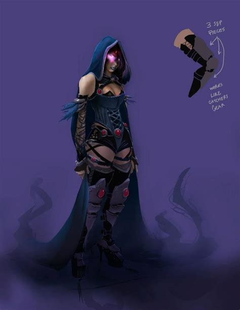Raven Concept Art For Teen Titans Fan Film