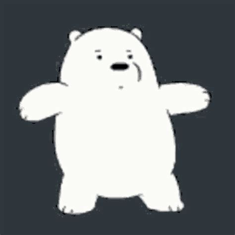 White Bear Ice Bear GIF White Bear Ice Bear Dancing White Bear Descubrir Y Compartir GIFs