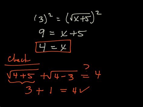 Solving radical equations | Math, Solving Radical ...