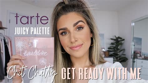 Get Ready With Me Trying The New Tartelette Juicy Palette Makeup