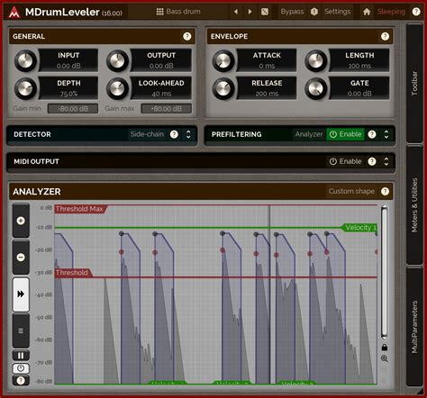 Mdrumleveler By Meldaproduction Dynamics Plugin Vst Vst3 Audio Unit Aax