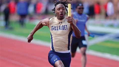 Gallaudet Sprints Into The 2023 Mens Outdoor Track And Field Season As