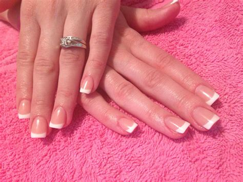 Classic French Acrylic Nails French Acrylic Nails French Tip Nails