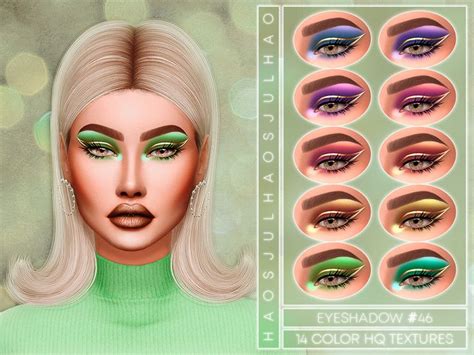 Julhaos Cosmetics Eyeshadow 46 Sims 4 Cc Custom Content Makeup