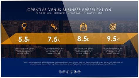 How To Design A Data Or Stats Slide For Corporate Presentation In