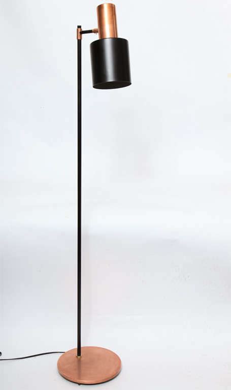 A Pair Of 1950s Danish Articulated Floor Lamps At 1stdibs