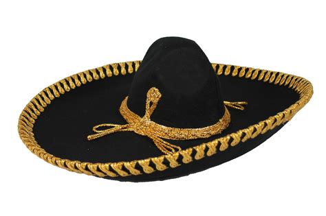 Adult Mexican Mariachi Hat Sombrero Charro Cinco De Mayo Folk Art One