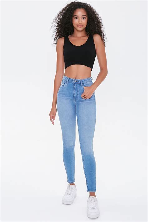 Essential Mid Rise Skinny Jeans