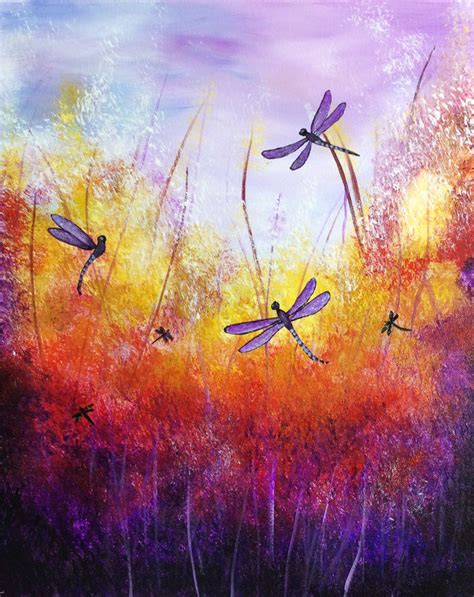 Our Paintings Gallery 1 Dragonfly Painting Dragonfly Artwork Painting