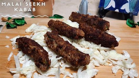 Beef Malai Seekh Kabab Bakra Eid Special Pan Fried Malai Kabab