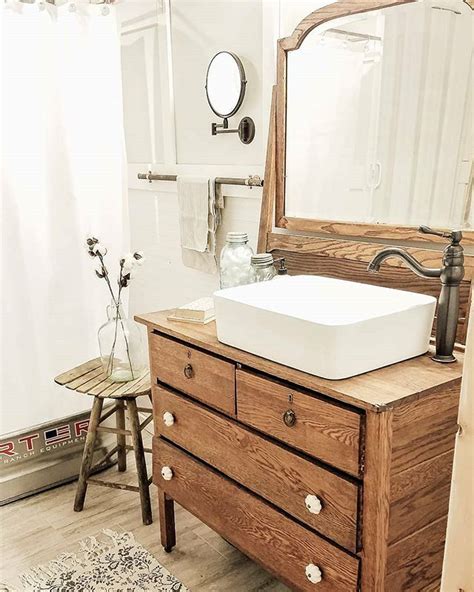 Dresser Turned Into Sink Vanity Bathroom Vanity Designs Diy Bathroom