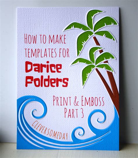 Make Your Own Print And Emboss Templates Emboss Handmade Greeting