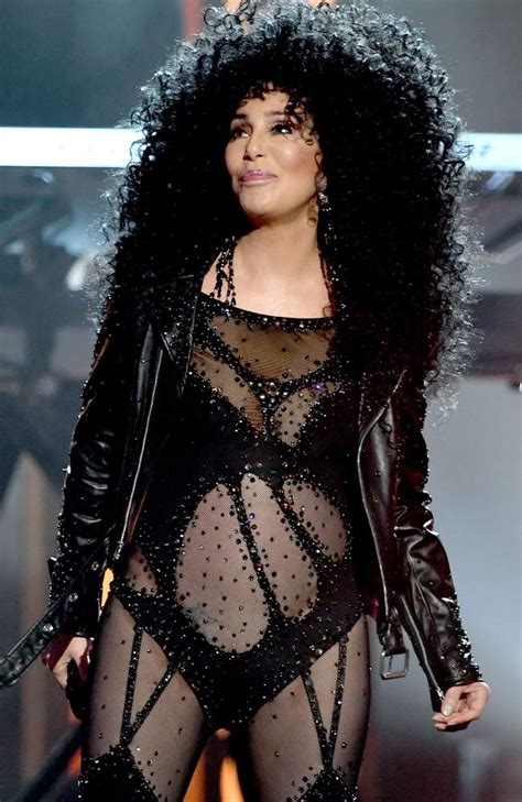 Billboard Music Awards Cher Stuns In Near Nude Leotard