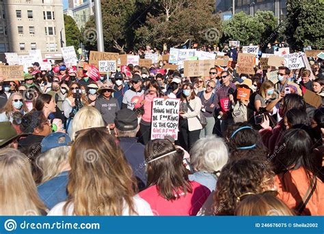 womenâ€™s rights protest in san francisco ca after scotus leak editorial image image of