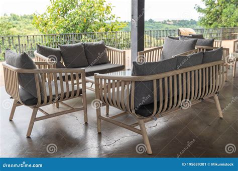 Relax Corner With Modern Sofa Stock Image Image Of Lounge Outdoor