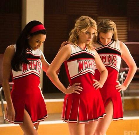 Music Number In Glee With Brittany Quinn And Santana The 3 Former Cheerleaders Who Came For