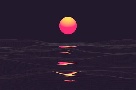 Retro Cold Sunset Wallpapers Wallpaper Cave