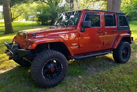 2014 Jeep Wrangler Jk With 18x9 Anthem Off Road Aviator And 33125r18