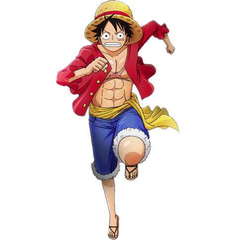Check Out This Transparent One Piece Monkey D Luffy Running Png Image