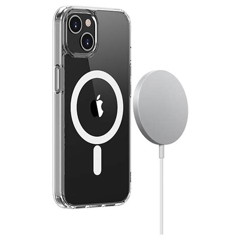 Saii Magnetic Series Iphone 13 Mini Hybrid Case Transparent