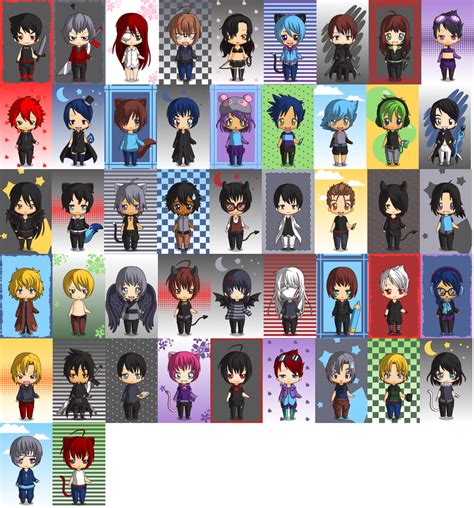 Ocs Made With The Chibi Maker By Gen8 By Katttty920 On Deviantart