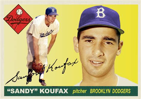 There are sharp corners, sharp edges, no creases, even centered, no stains marks or tears, gloss still intact, a flawless card, it's an original not a reprint. Bob Lemke's Blog: Alternative 1955 Topps-style Koufax rookies