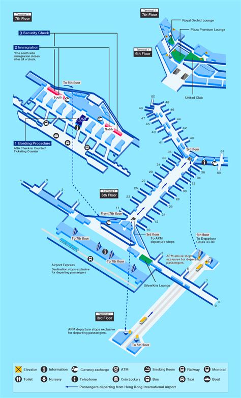 Hong Kong Airport Express Stations Map