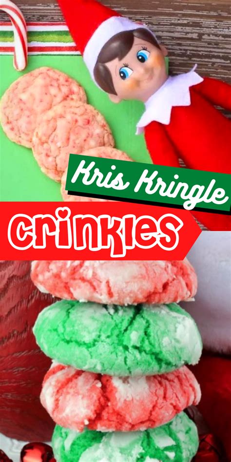 ❤️the true spirit of christmas lies in your heart. Kris Kringle Crinkles #christmas #cookies