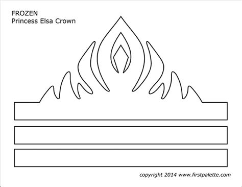Free Printable Frozen Crown Templates