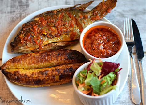 Same with swordfish steaks, as it's a fairly solid kind of fish that doesn't break up. Nigerian Grilled Fish (Grilled Tilapia) - Sisi Jemimah