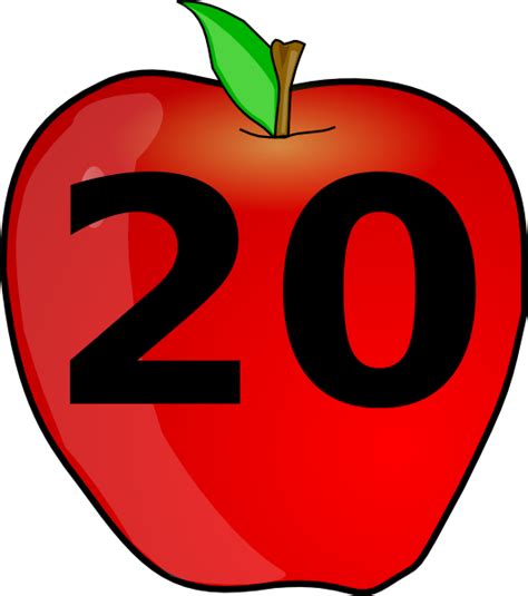 Counting Apple Clip Art at Clker.com - vector clip art online, royalty