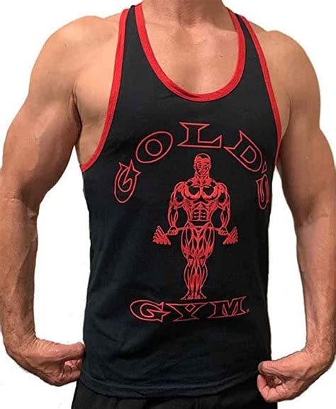 Golds Gym Tank Top Ringer Official Licensed Rt 1 At Amazon Mens