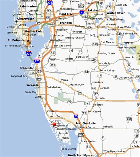 Map Of Englewood Florida Area Zip Code Map