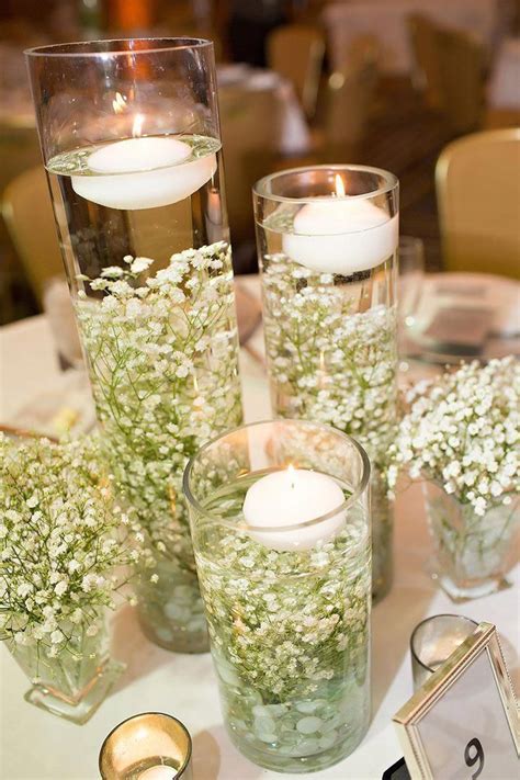 Diy Wedding Centrepieces Without Flowers Decor Desk
