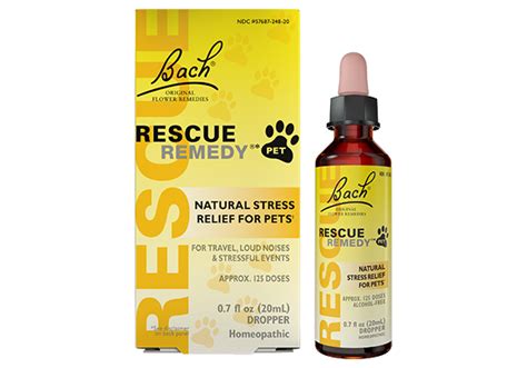 Bach Rescue Remedy Pet Natural Stress Relief Non Drowsy