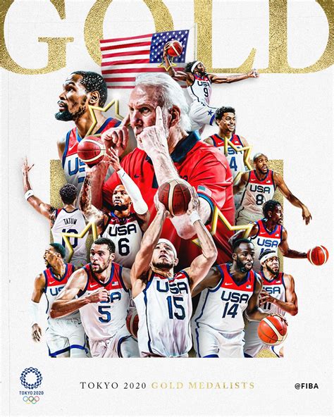 Team Usa Mens Basketball Team Wins Fourth Olympic Gold Medal In A Row