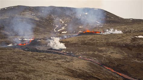Volcano In Iceland Has Been Erupting For A Month