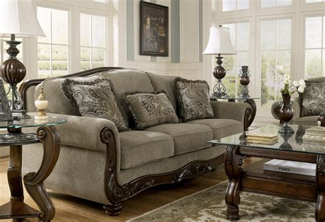We don't intend to display any copyright protected images. Wooden Trim Sofas Traditional Sofas With Wood Trim Palmart ...