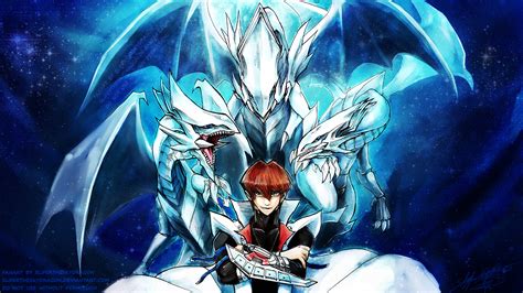 Seto Kaiba Blue Eyes White Dragon Master Wp By Slifertheskydragon