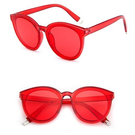 red vintage sunglasses