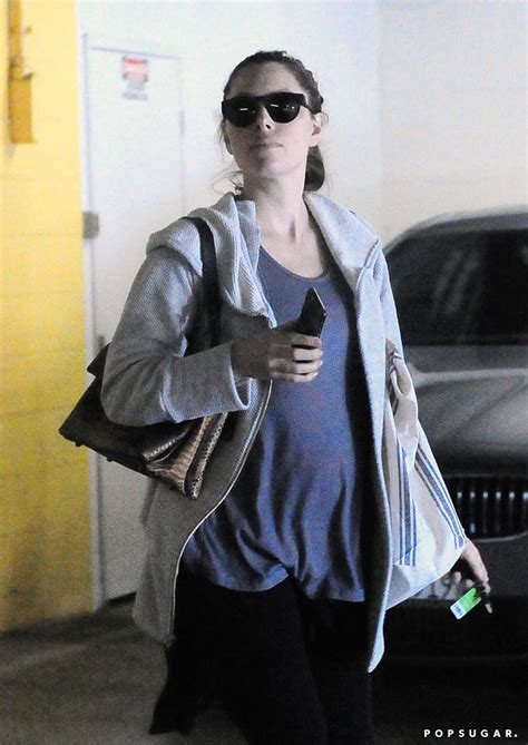 Pregnant Jessica Biel Leaving Office In La 2015 Popsugar Celebrity