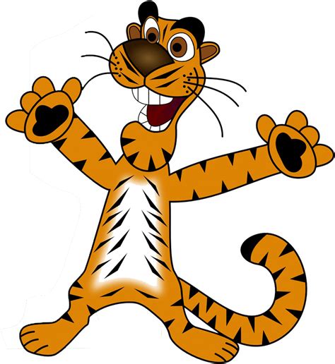 Happy Tiger Clipart Png Download Full Size Clipart 5212682